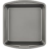 GoodCook Everyday Nonstick Steel Square Pan, 8", Gray