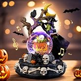 Large Snow Globes &ndash; Halloween Snow Globes &amp; Lantern with Music &amp; Lights, Musical Snow Globe, Halloween Decorations Indoor for Home