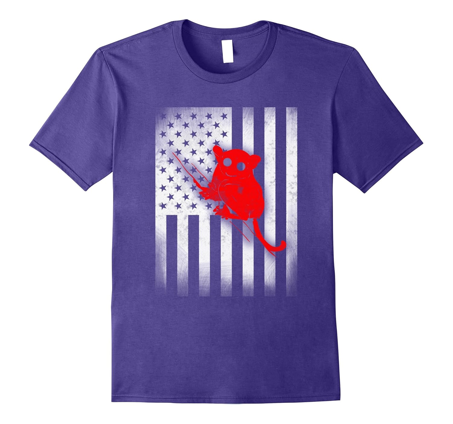 tarsier shirt US Flag-Rose