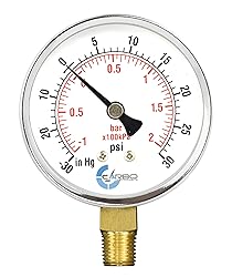 CARBO Instruments 2-1/2" Pressure Gauge, Chrome