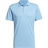 Adidas Mens Performance Heathered Polo Shirt
