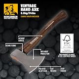 Roughneck ROU65671 Traditional Hickory Handle Axe 800g 1 3/4lb view 3