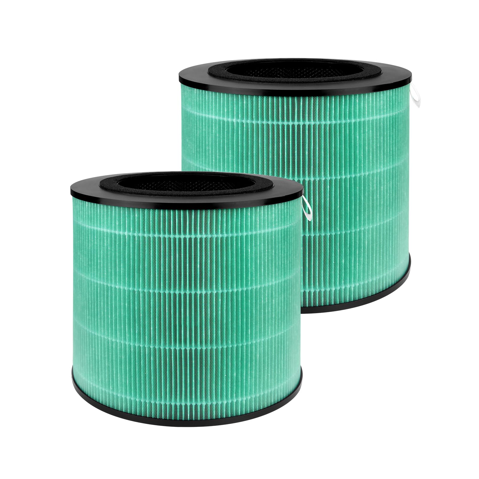 Photo 1 of 2 Pack 08W 09W Air Filter Replacement Compatible with 08W 09W Air Purifier, 4-in-1 High-Efficiency HEPA Air Filter- Pet Dander Version,Green