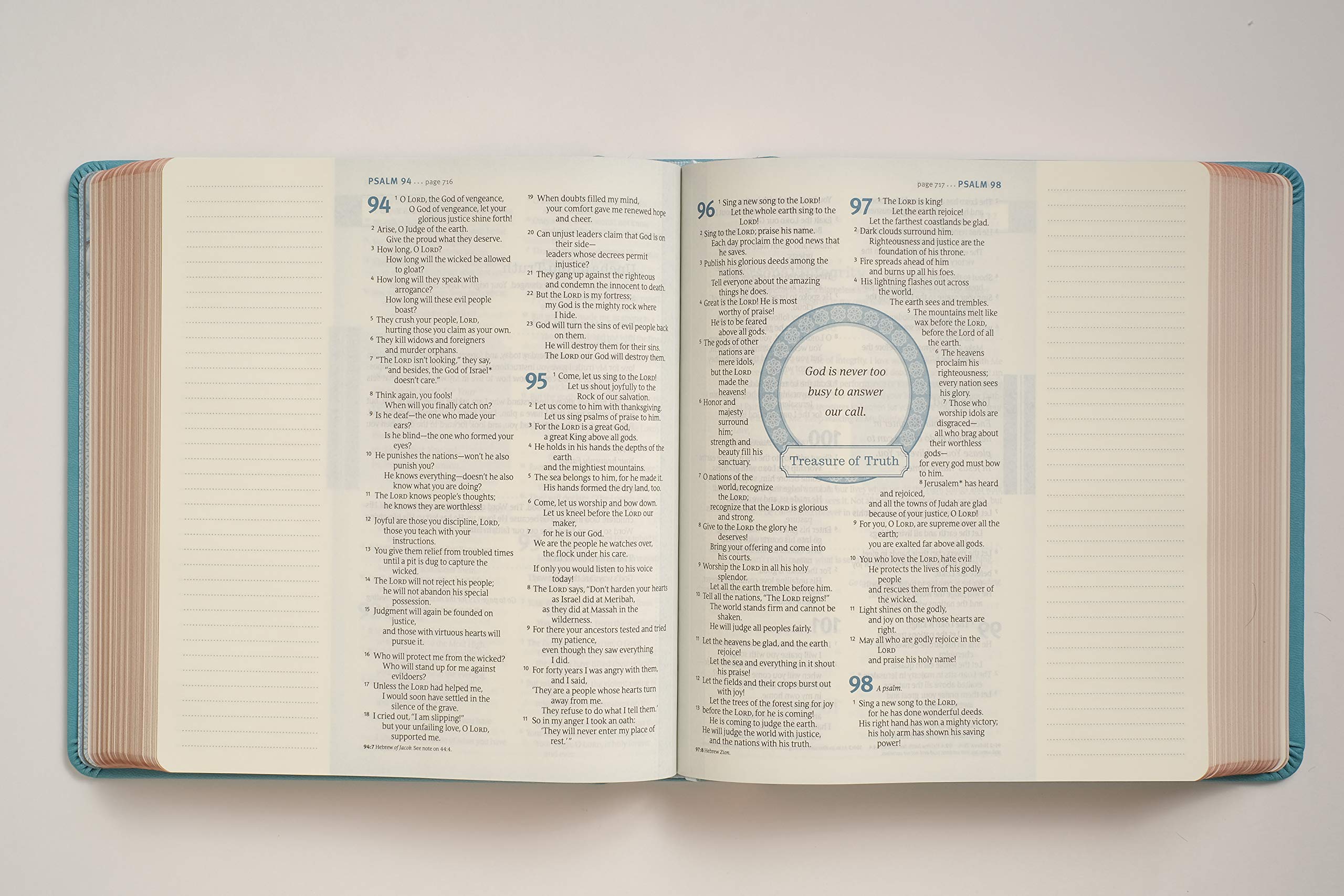 NLT THRIVE Creative Journaling Devotional Bible (Hardcover LeatherLike, Teal Blue with Rose Gold) NLT THRIVE Creative Journaling Devotional Bible (Hardcover LeatherLike, Teal Blue with Rose Gold) Imitation Leather