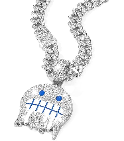 Hip Hop Iced Large BRICK SQUAD ESKIMO Pendant & 18