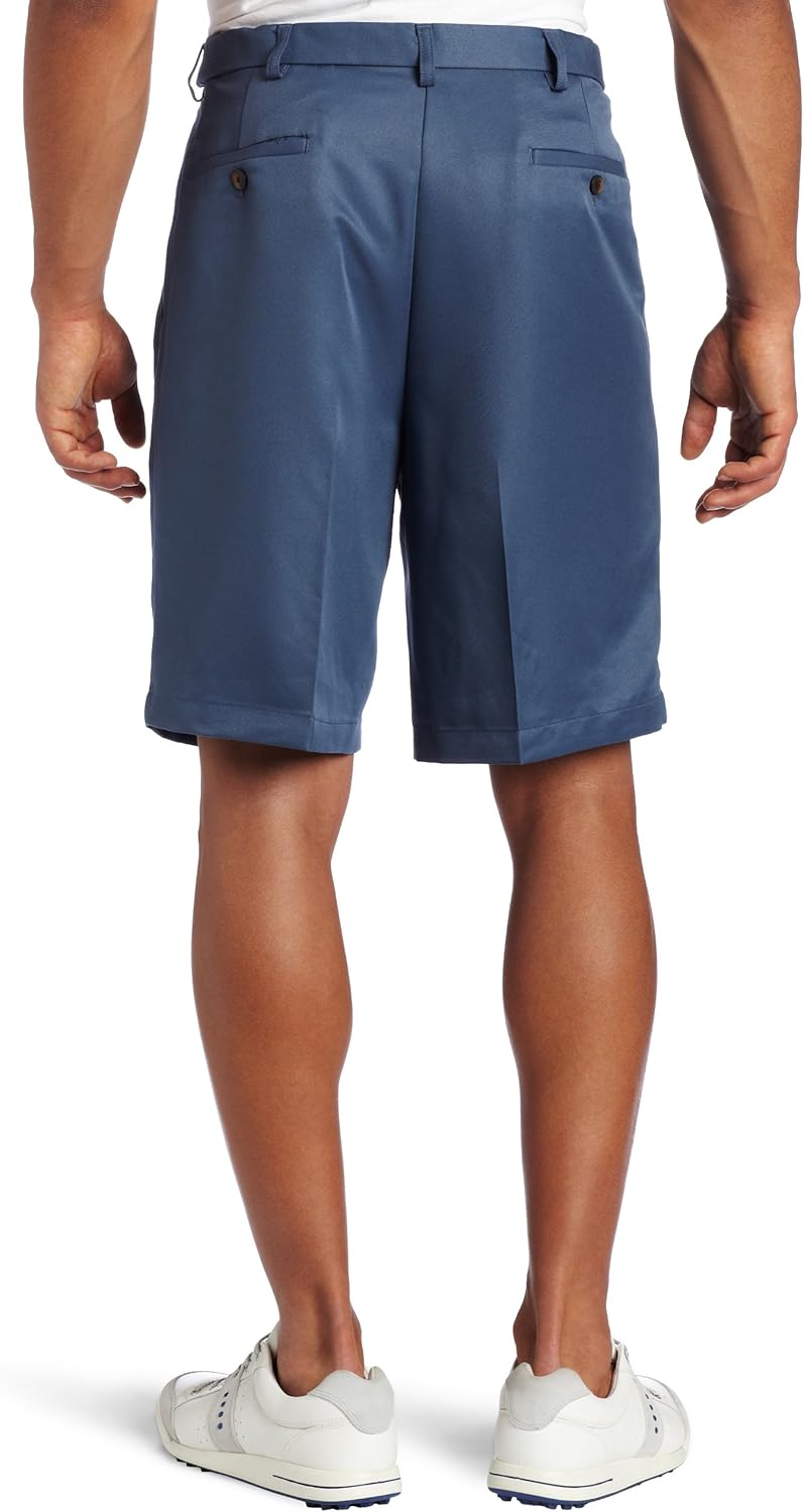 Haggar Men's Cool 18 Hidden Expandable-Waist Pleat-Front Short at  Men’s Clothing store: Men S Haggar Pants