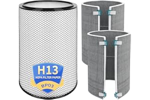 BP03 Lot de filtres de rechange compatibles avec purificateur Dyson BP03 BP04 BP06 Grand + formaldéhyde silencieux, H13 HEPA 