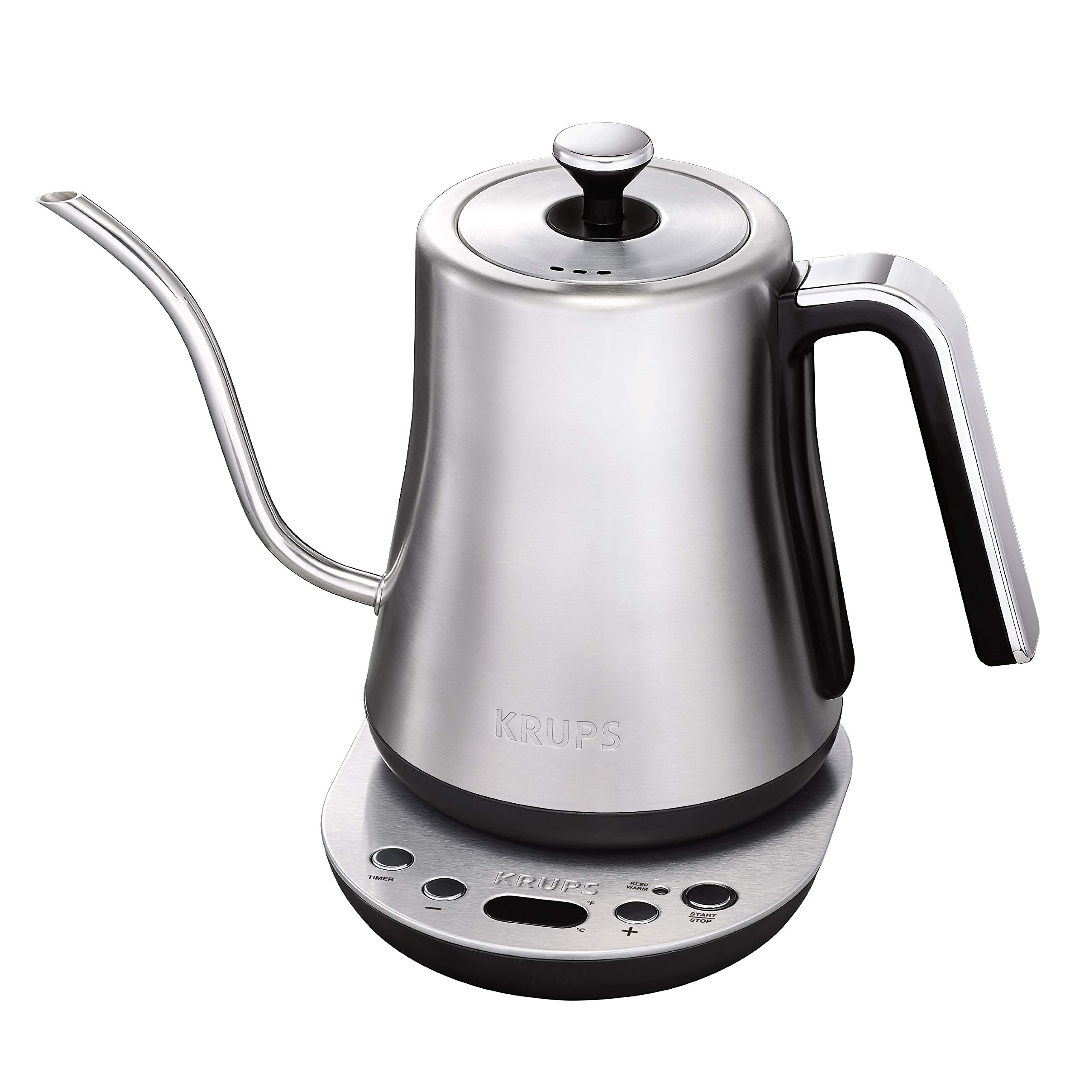 Krups BW760D51 Gooseneck Electric Kettle, 1.2 L capacity, 30minute