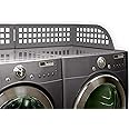 Haus Maus The Original Laundry Guard - Stop Laundry From Falling Behind Washer/Dryer - Invented by a US Mom - Made in NorthAmerica - Magnetic - Fits Most Front Loading Machines - Top of Fridge - Grey