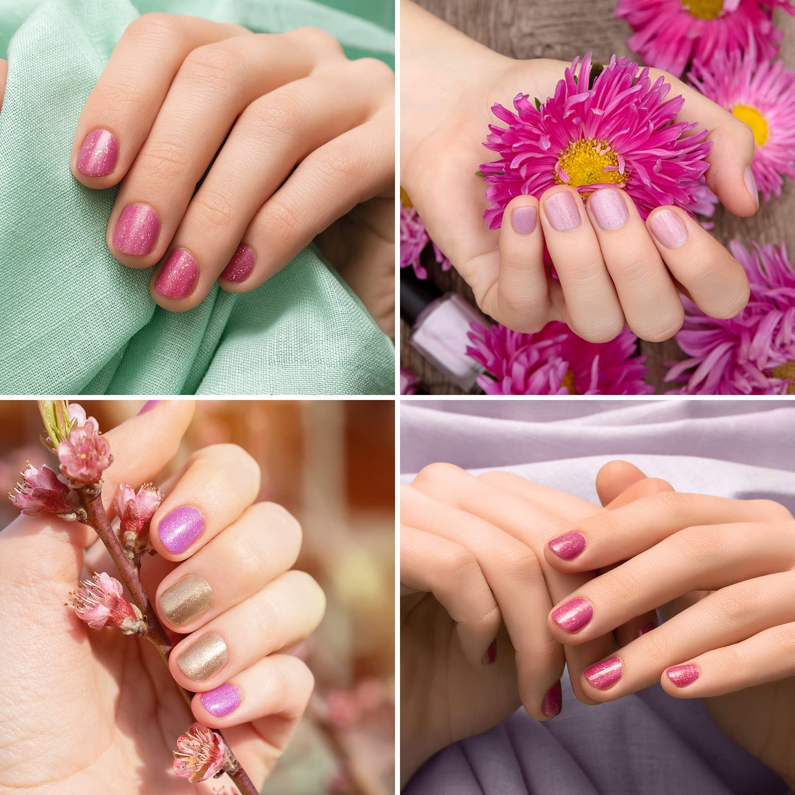 Professional Nail Kit - 12 Glitter Acrylic Powder, Tips, Decoration, DIY Nail Art Tools & Supplies for Beginners - Image 7