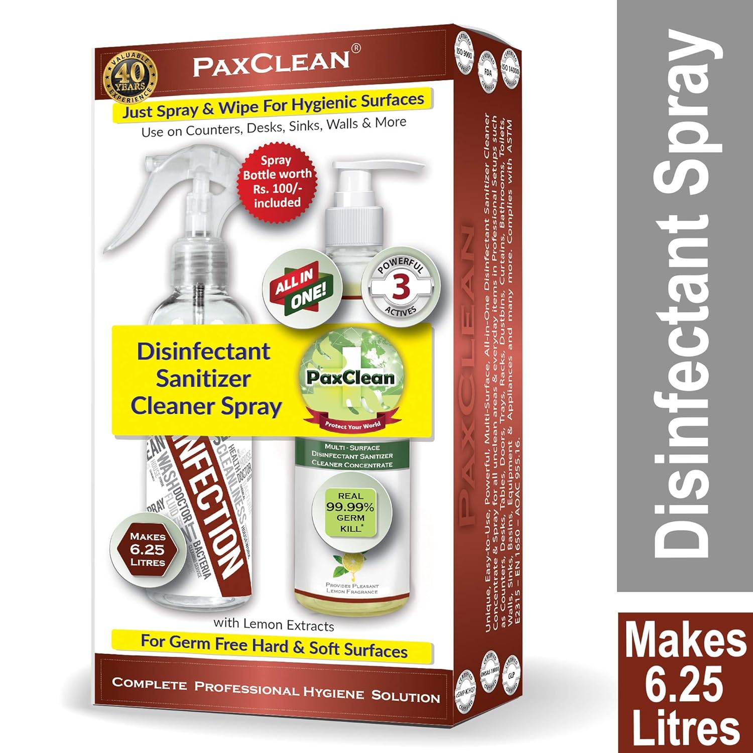PaxClean All In One (Citrus Blend), Professional Hygiene