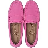 Women's Lightweight Knitted Loafers Casual Flat Shoes Comfortable Boat Shoes Flat Bottomed Breathable Shoes