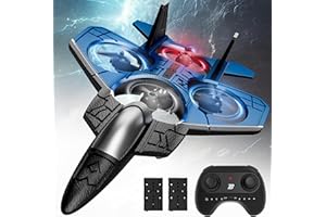 BEZGAR RC Plane丨F-22 Raptor Mini Airplane, Remote Control Jet Plane Stunt Drone, Ready to Fly Fighter for Adults & Kids Toy with Light Gift for Beginner