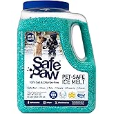 Safe Paw Pet Safe Ice Melt – Child/Plant Safe | No Salt, Chloride, Calcium or Magnesium| Safe for Concrete Driveway, Sidewalk