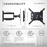 Invision HDTV-E TV Wall Mount 24-60 inch 100x100 up to 400x400 Tilts Swivels view 6