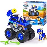 Paw Patrol Rescue Wheels Chase's Cruiser Monster Truck &amp; Action Figure | Oversized Monster Truck Wheels, Working Projectile Launcher, 2 Projectiles, Chase Figure, Kids Toys for Boys &amp; Girls Ages 3+