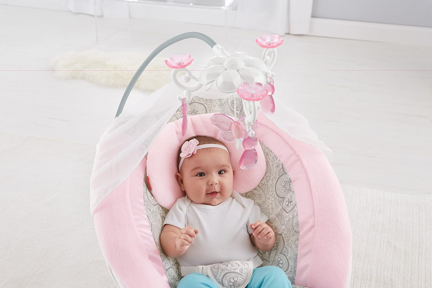 fisher price rose chandelier bouncer