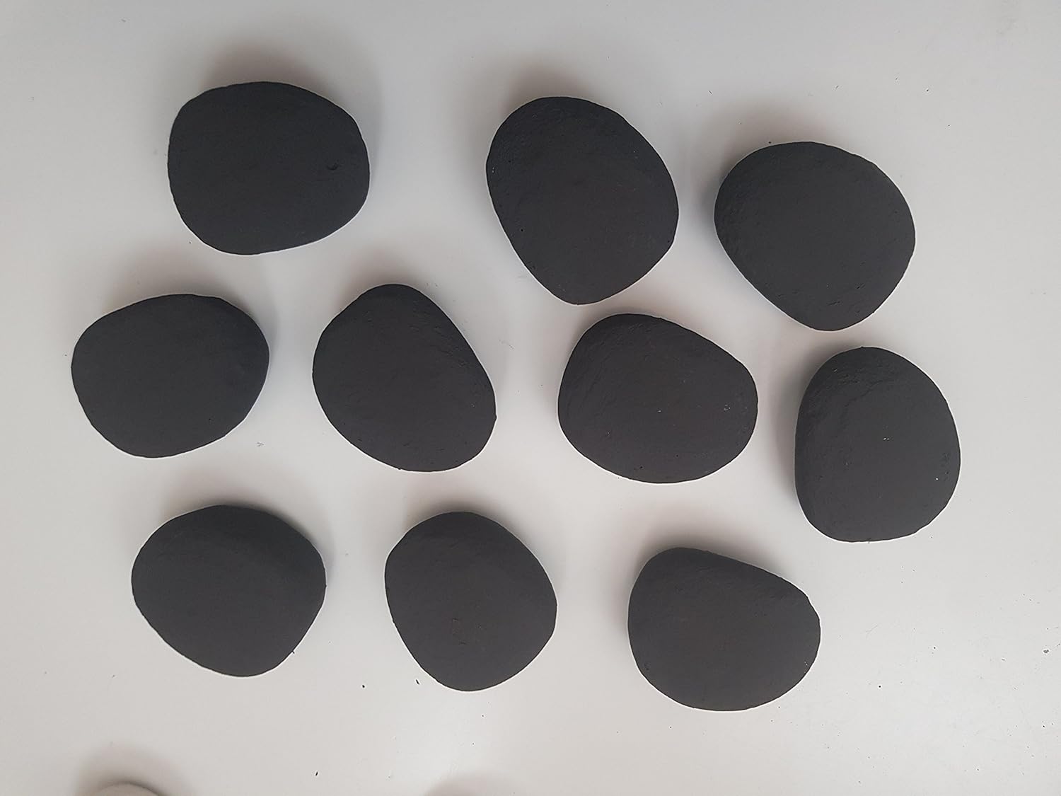 10 black gas fire pebbles for any living flame gas fire lpg,propane