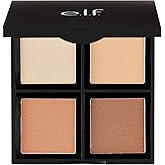 e.l.f. Powder Contour Palette, Compact Powder Palette To Highlight & Contour, Sculpt, Shade, & Brighten Complexion With A Sat