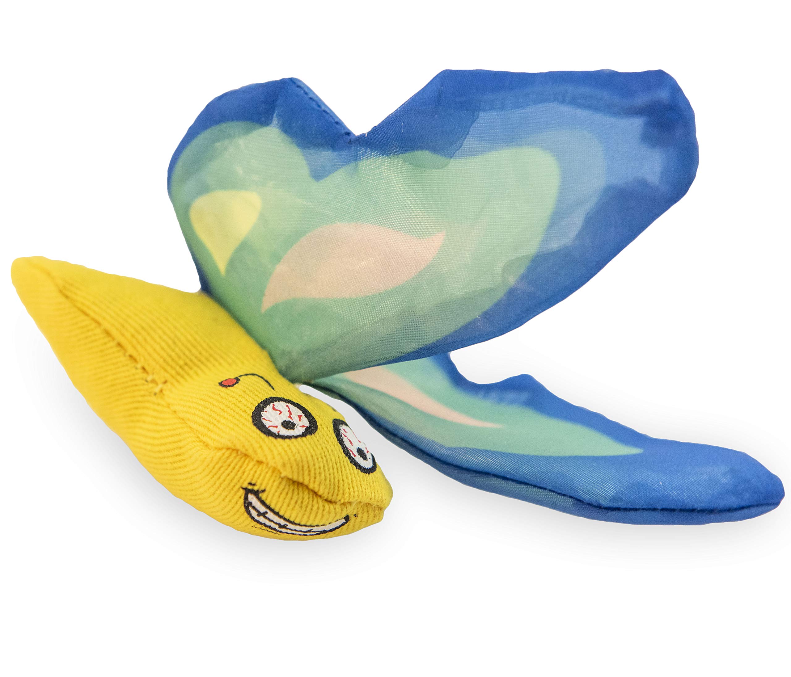 YEOWWW organic very strong crinkle catnip cat toy (1 x Blue L6cm H 7cm)