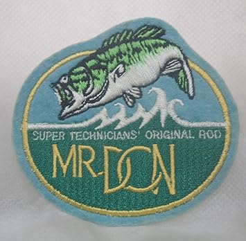 Amazon オールド ルアー メーカー ブラックバス ワッペン Mr Don Mr Don ロッド 竿