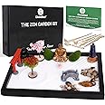 D DIVINIFIED Zen Garden for Desk - Sand Tray Therapy Kit - Therapy Office Decor. 6 Rake Tools, 15 Piece Zen Garden Accessories, Meditation Accessories for Home and Office Relaxation, Gorgoeus Gift