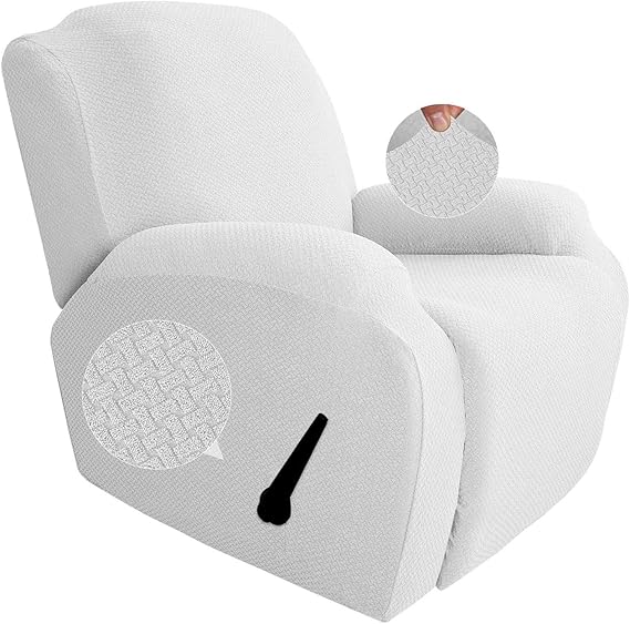 Newest 4Piece Recliner Chair Covers Stretch Jacquard Covers for Recliner Chair Recliner