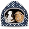 BWOGUE Guinea Pig Bed Cave Cozy Hamster House Large Hideout for Dwarf Rabbits Hedgehog Bearded Dragon Winter Nest Hamster Cag