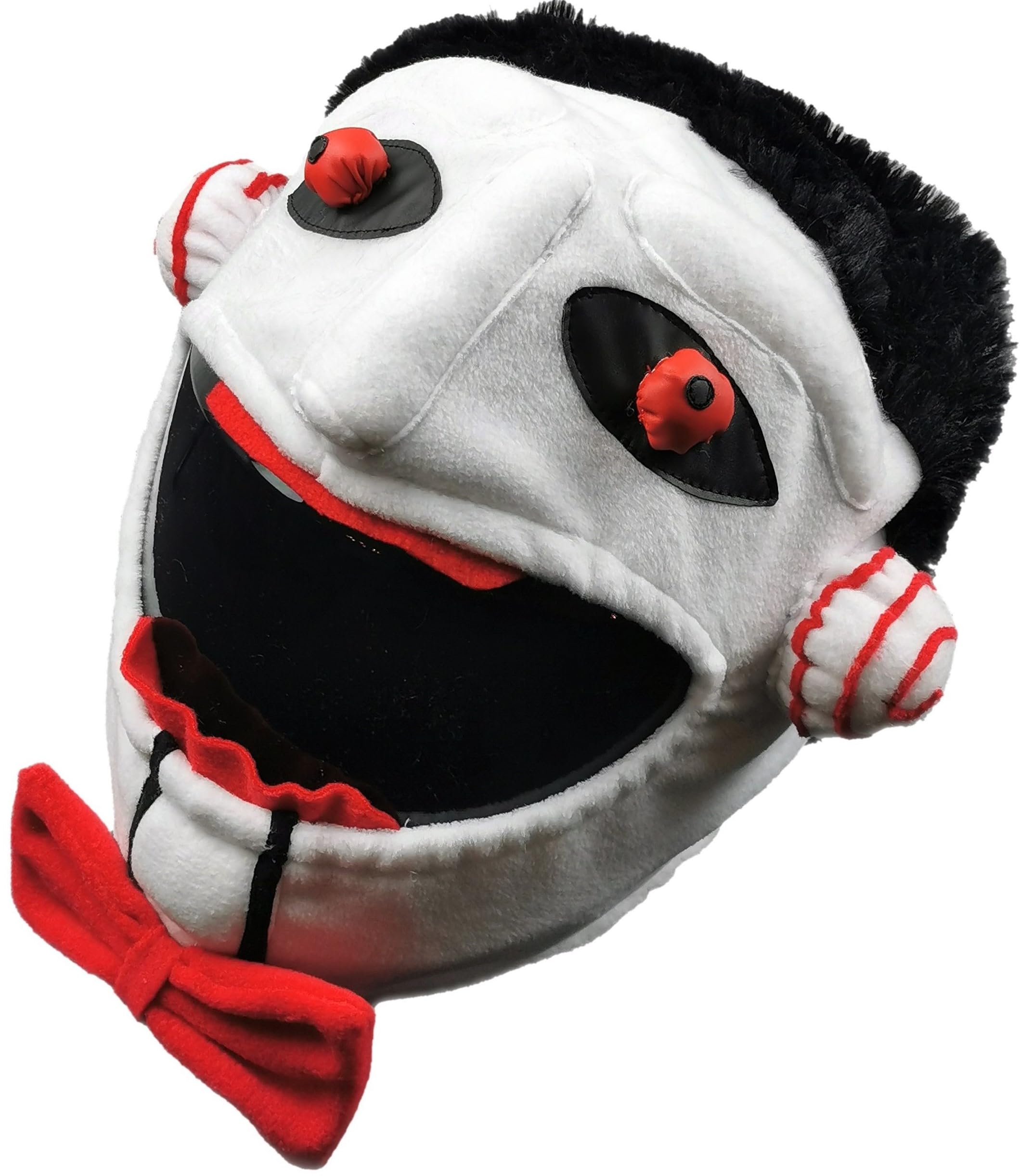 FunnyRiders Fabric Motorcycle Helmet Cover - Funny Full Face Helmet Cover, Cute Design - Accessories for Motorbike Helmets, Protect Against Dust, Dents, Scratches - Handmade in Poland - Universal Size