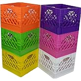 Farmplast Milk Crate 16qt 6-Pack Variety Pack
