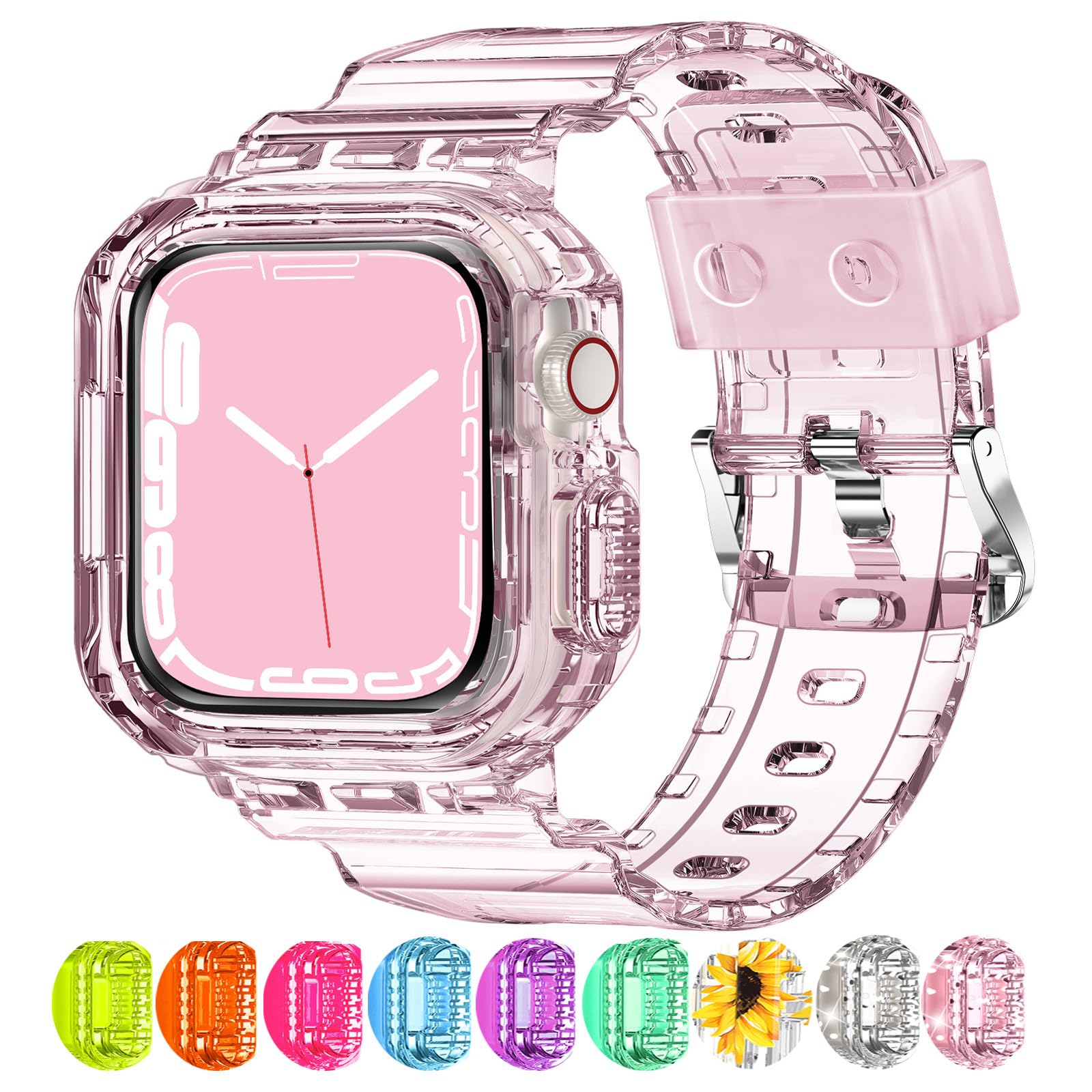 XYF Compatible for Crystal Clear Apple Watch