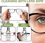 HAADI Glasses Cleaner Wipes 140 Pack Individually Wrapped 6x5 in view 8