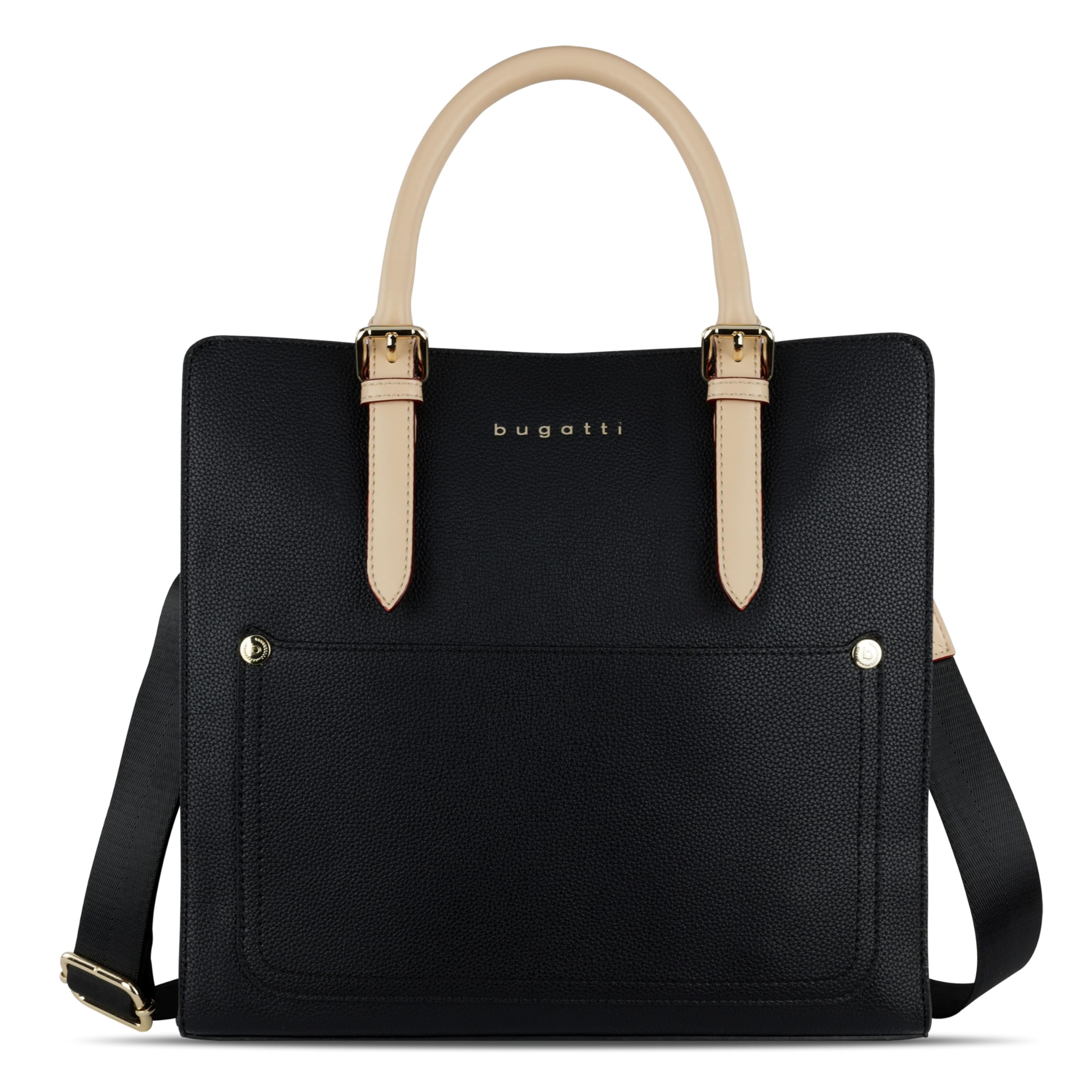 bugatti Ella Handbag L for Women, Women's Bag Large, Women's Handbag in Black