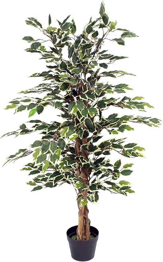 Blooming Artificial Artificial 120cm / 4ft (H) Ficus Tree, High