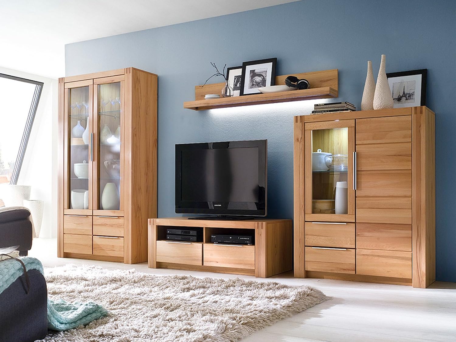 möbelando Accesorios Pared Media Pared Armario Pared salón ...