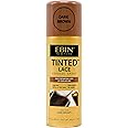 EBIN NEW YORK Tinted Lace Spray - Dark Brown 2.7oz/ 80ml, Quick dry, Water Resistant, No Residue, High pigmentation, Even Spray, Matching Skin Tone, Natural Look, Tinted Spray for Wig