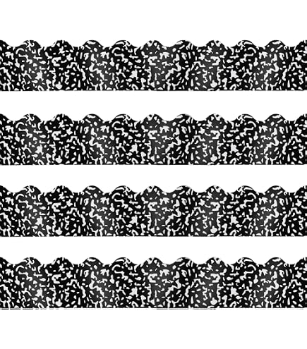 Fun Express Yellow - 2 Sided Scalloped Bb Border - 12