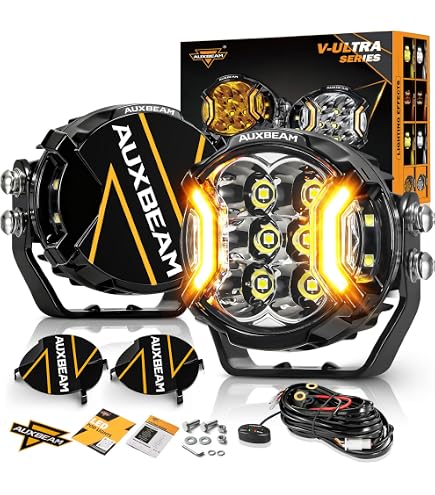 thumbnail image 2 of 2x 4.8” 90W Flush Mount LED Round Flood Lights – Combo Beam, IP68, 9000LM – Offroad Truck SUV ATV 2 of 6
