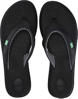 sanuk silver flip flops