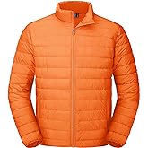 MAGCOMSEN Men's Puffer Jacket Lightweight Warm Winter Coats Water Repellent Windproof Insulated Jacket