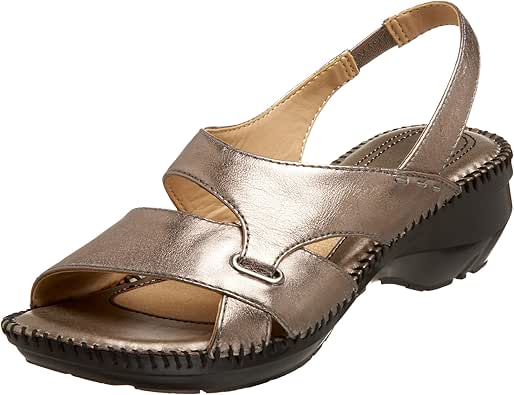 Amazon.com: Naturalizer Women's Ilse Sandal,Dark Pewter,9.5 WW US: Shoes