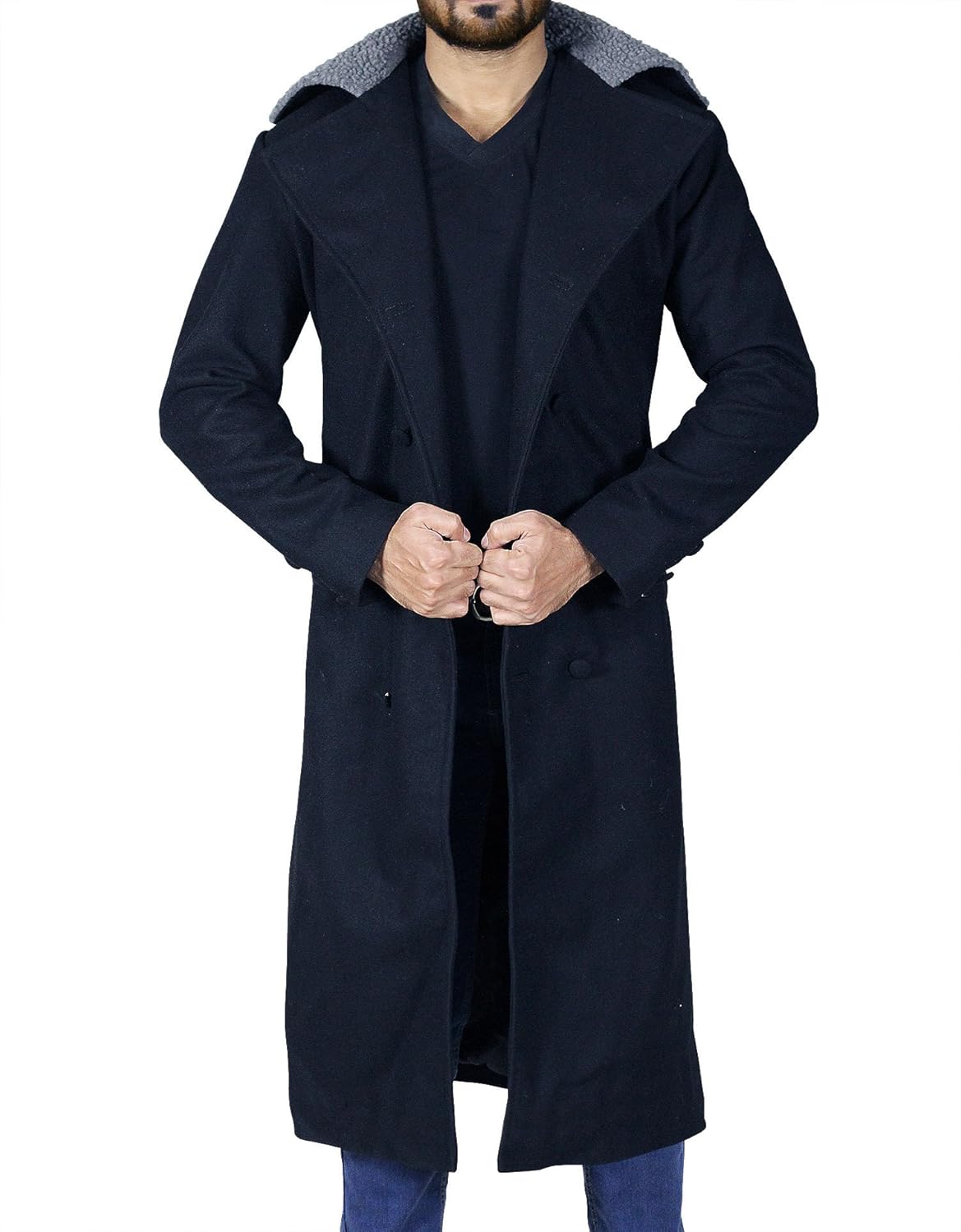 Wool Trench Coat Mens Full Length Tradingbasis