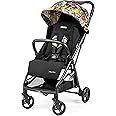 Peg Perego Selfie – Self-Folding, Light Weight, Compact Stroller – Compatible with All Primo Viaggio 4-35 Infant Car Seats - Made in Italy - Street Art (Black & Color)