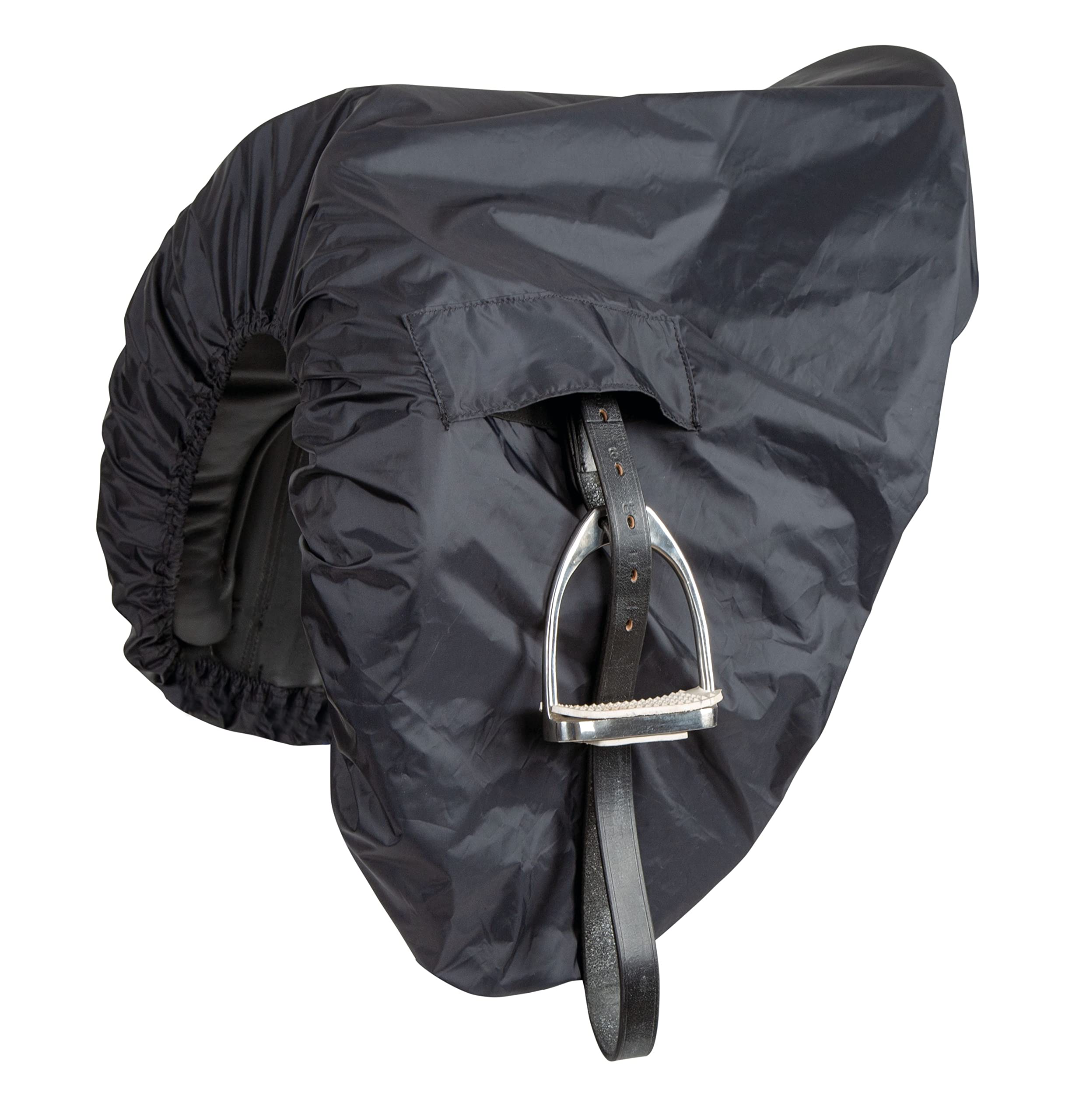 Shires Waterproof Ride On Saddle Cover - Black
