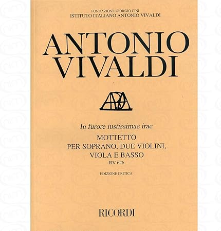 In Furore Iustissimae Irae Motette Rv 626 Arrangiert Fur Gesang Hohe Stimme High Voice Zwei Violinen Viola Basso Continuo Noten Sheetmusic Komponist Vivaldi Antonio Amazon De Musikinstrumente Vivaldi in furore iustissimae irae rv 626 a. in furore iustissimae irae motette rv