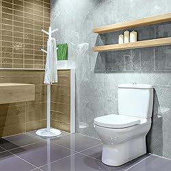 10-Pack Peel and Stick Grey Marble Tiles