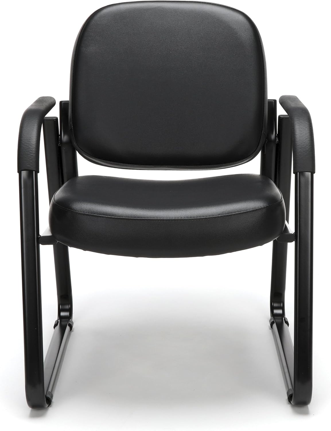 OFM 403-VAM Guest and Reception Chair with Arms, Black: Furniture & Decor
