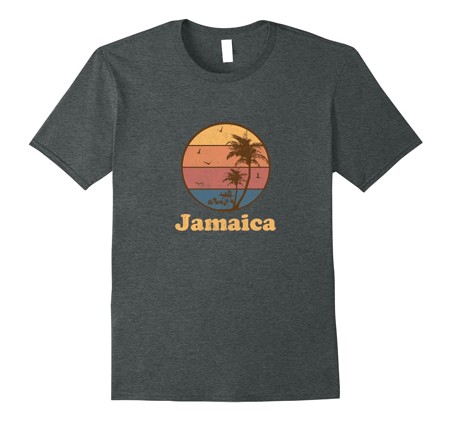 Retro Jamaica T Shirt Vintage 70s Sunset Tee Design-ANZ – Anztshirt