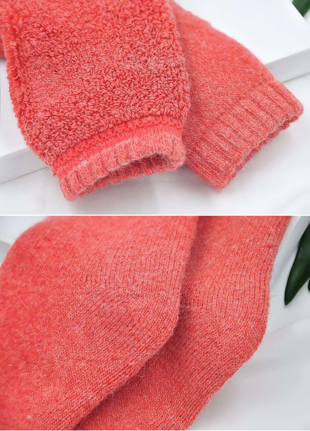 Women Thicken Winter Socks Warm Cotton Crew Socks Thermal Socks,Comfortable Breathable 20% Wool socks