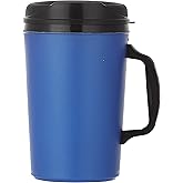 ThermoServ Foam Insulated Mug, 34-Ounce, Pearl Dark Blue